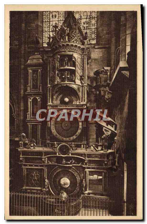 CPA Strasbourg Horloge Astronomique De La Cathedrale