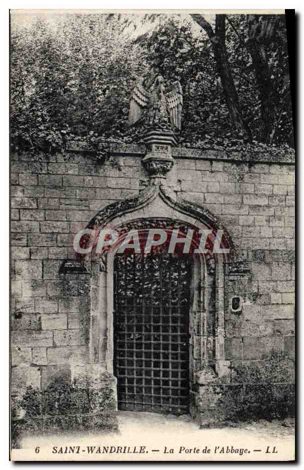 CPA Saint Wandrille La Porte De l'Abbaye