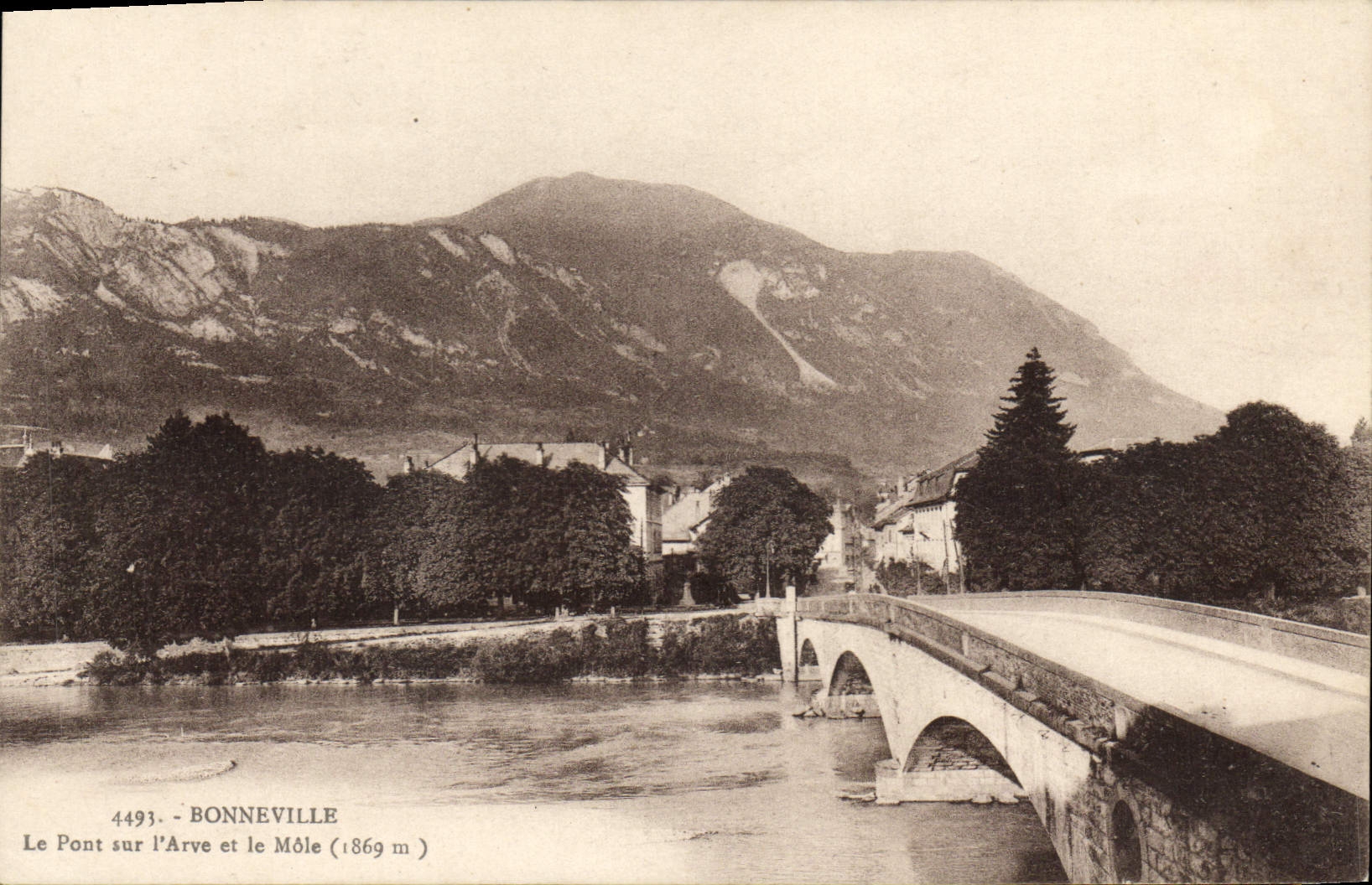 CPA Bonneville Le Pont Sur l'Arve Et Le Mole