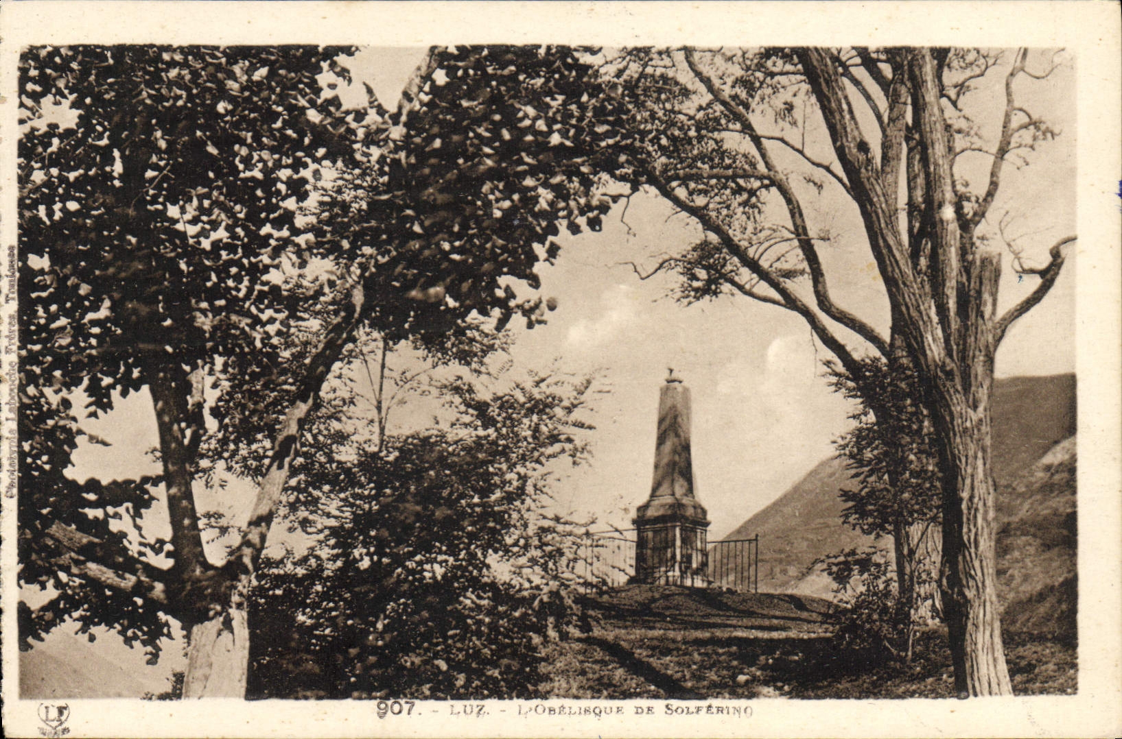 Luz - L'Obélisque de Solferino — Chardonnet & Cie, Paris, n° 907