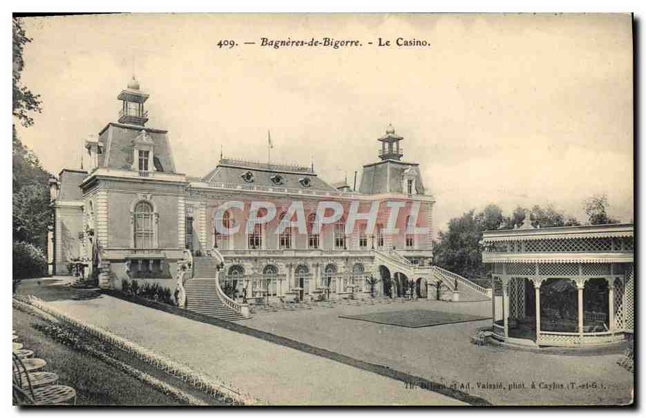 Bagnères-de-Bigorre — Das Casino — Th. Dufour und Ad. Vaissié, phot. In Caylus (Tarn-et-Garonne).