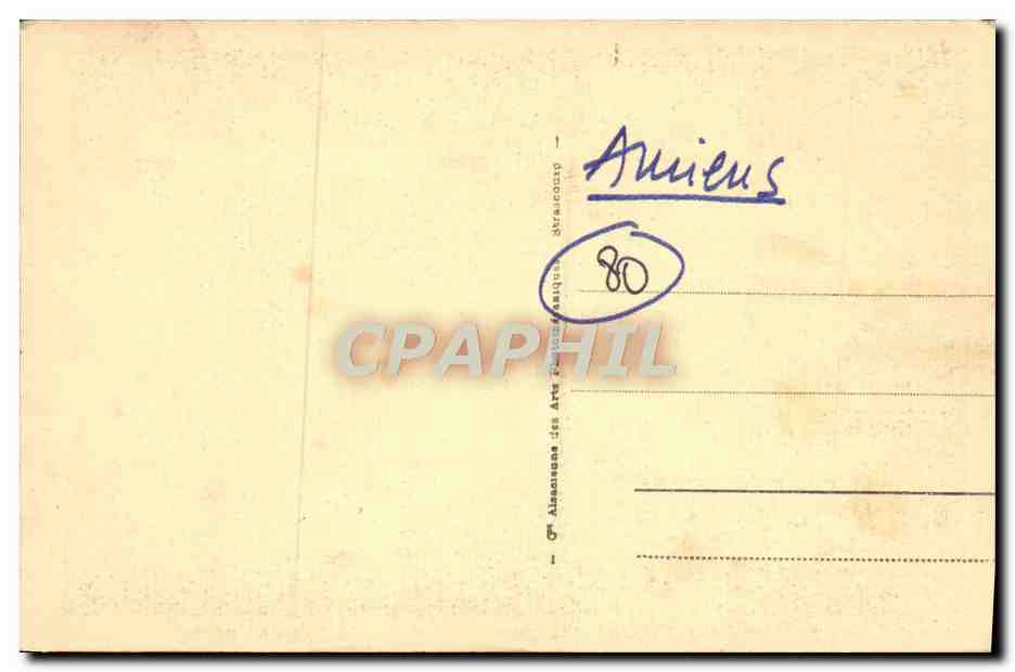 Amiens - Entrée du Chœur — éditeur : Almanach des Arts et des Traditions Françaises, n° 54 — Rückseite
