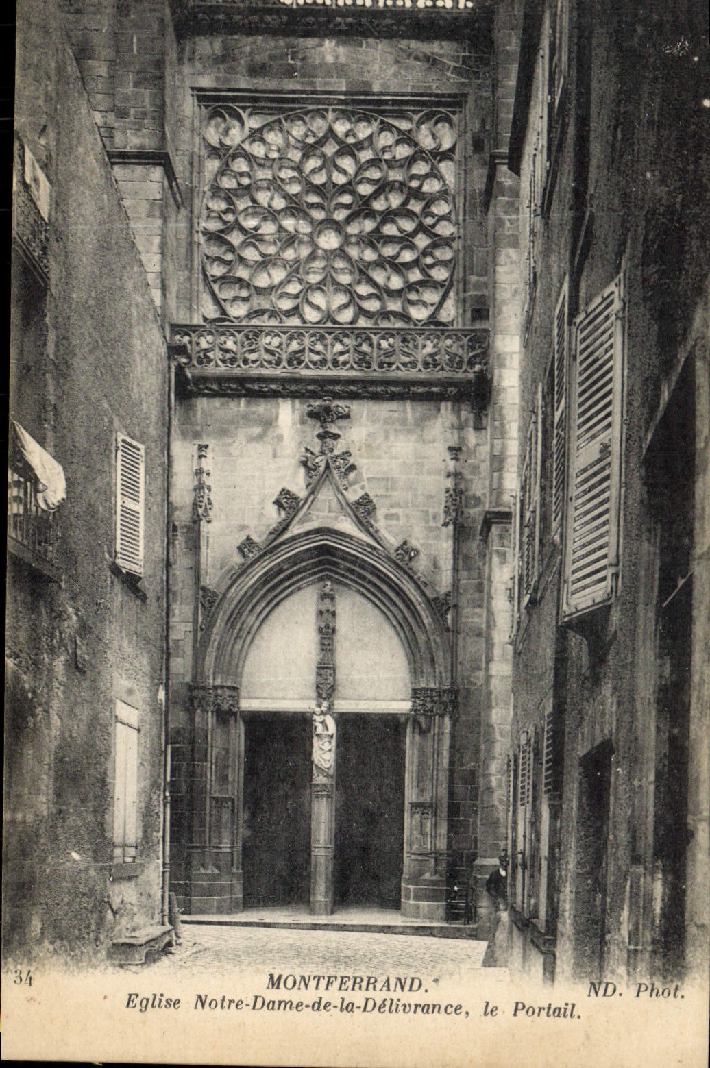 Montferrand — Église Notre-Dame-de-la-Délivrance, le Portail — ND. Phot.