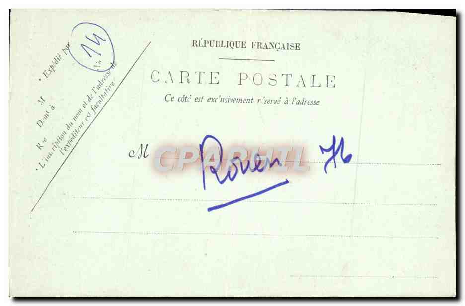 CPA Rouen Portail De Saint Maclou — Verso
