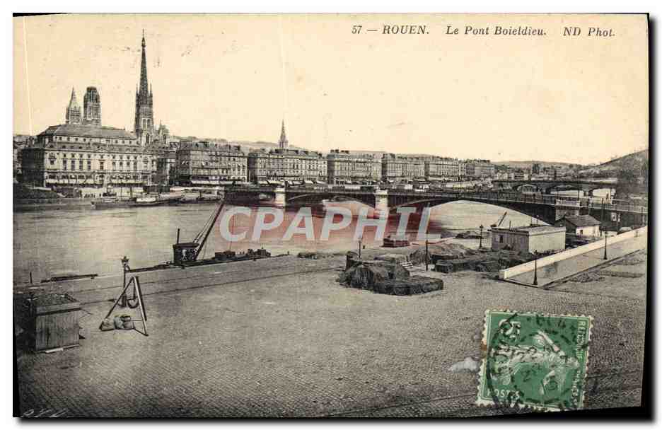 CPA Rouen Le Pont Boieldieu