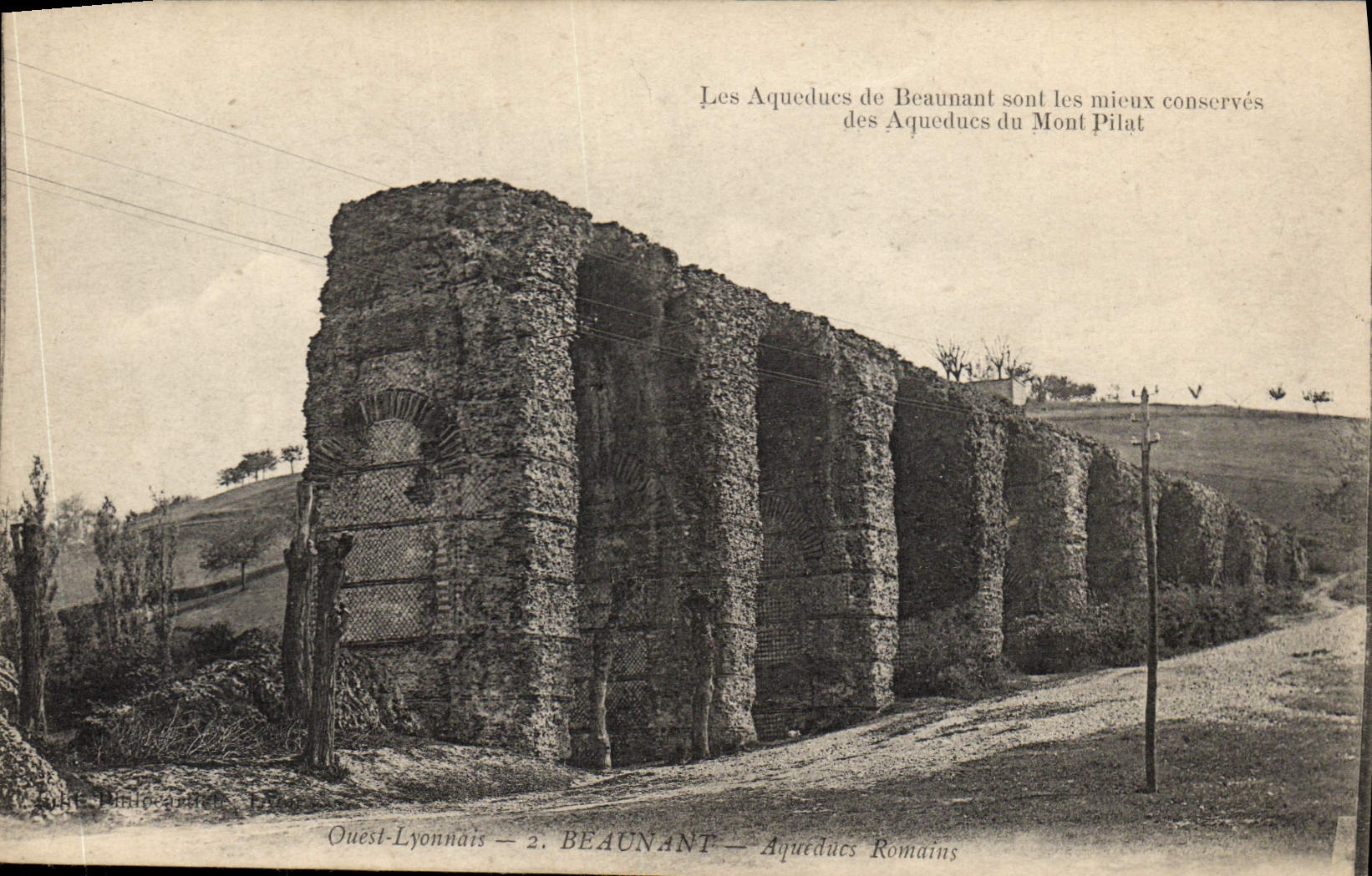 Aquaducs Romains — Beaunant — Ouest-Lyonnais — 2. Beaunant — Aqueducs Romains