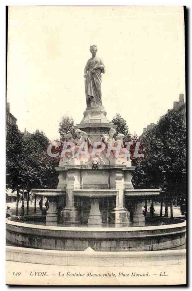 LYON — La Fontaine Monumentale, Place Morand — LL. n°149