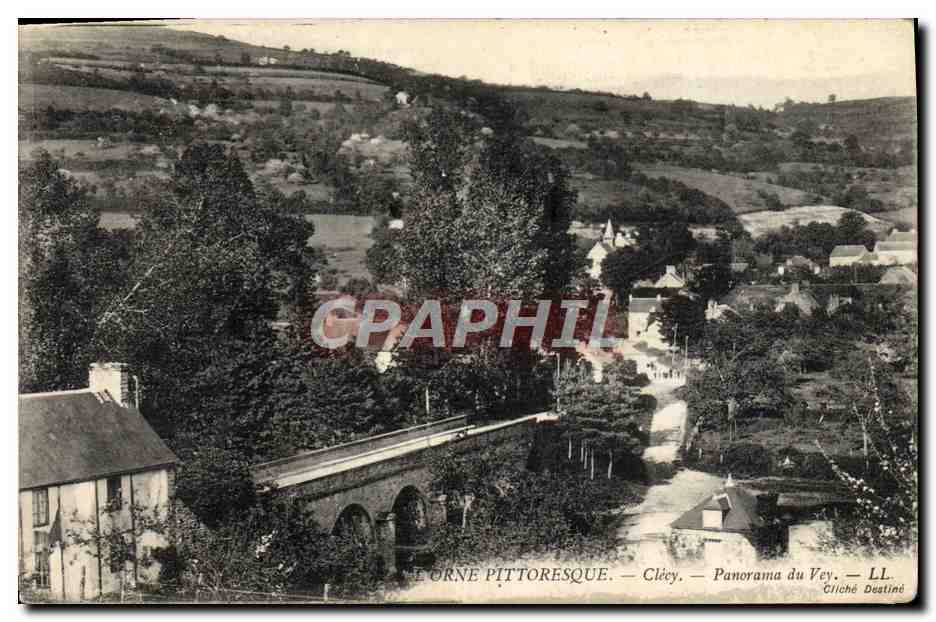 CPA Orne Pittoresque Clecy Panorama Du Vey