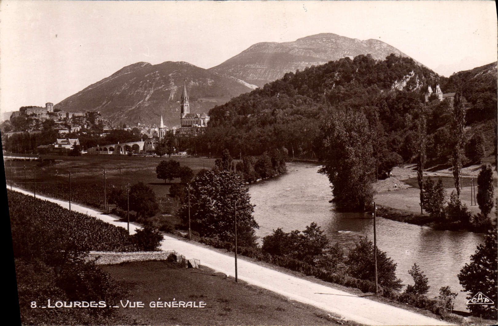 CPM Lourdes Vue Generale