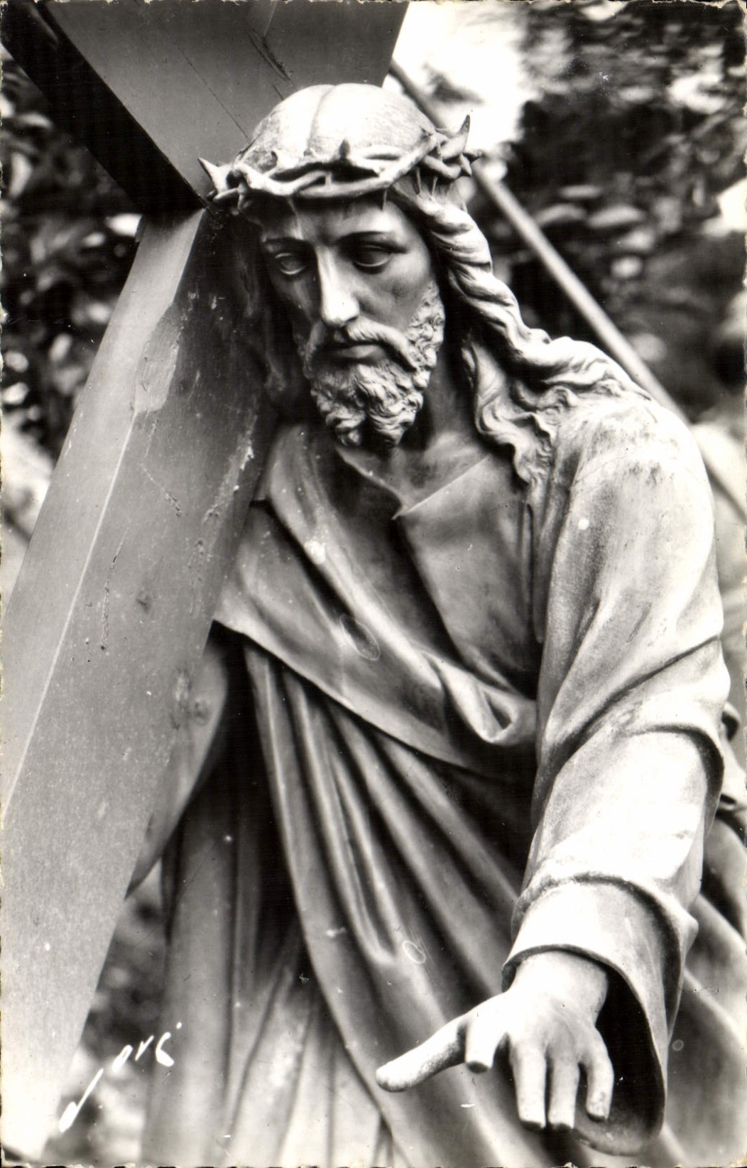CPM Lourdes Le Christ Du Calvaire