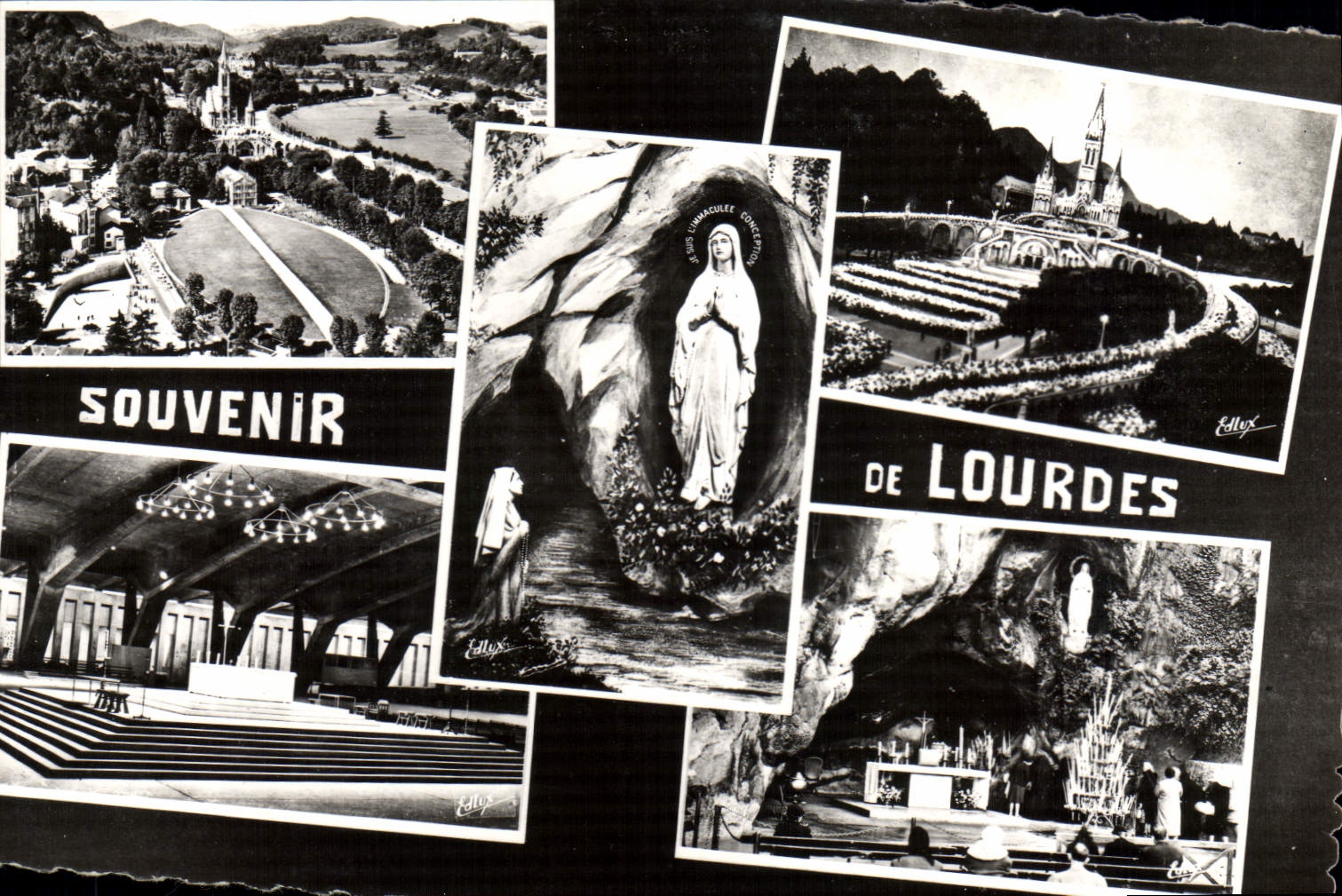 CPM Lourdes Souvenir