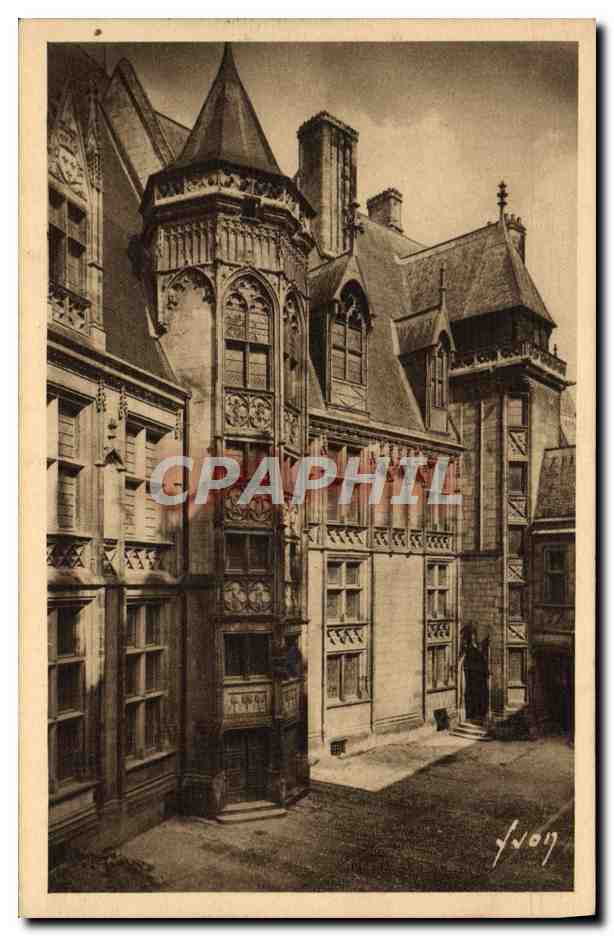 CPA Bourges Hotel De Jacques Coeur La Cour