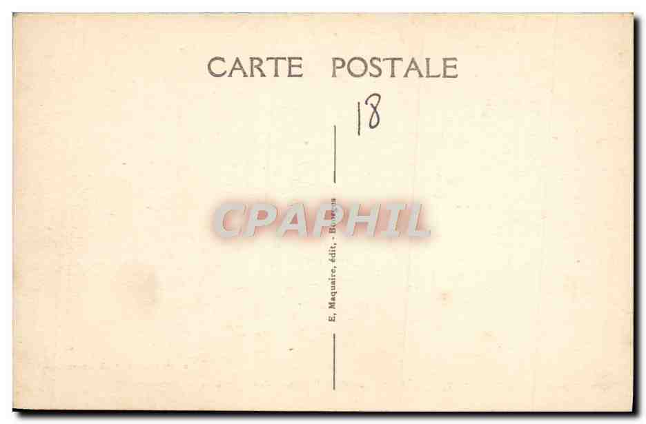 CPA Bourges Jardin Des Pres Fichaux Vue Prise De La Terrasse — Rückseite