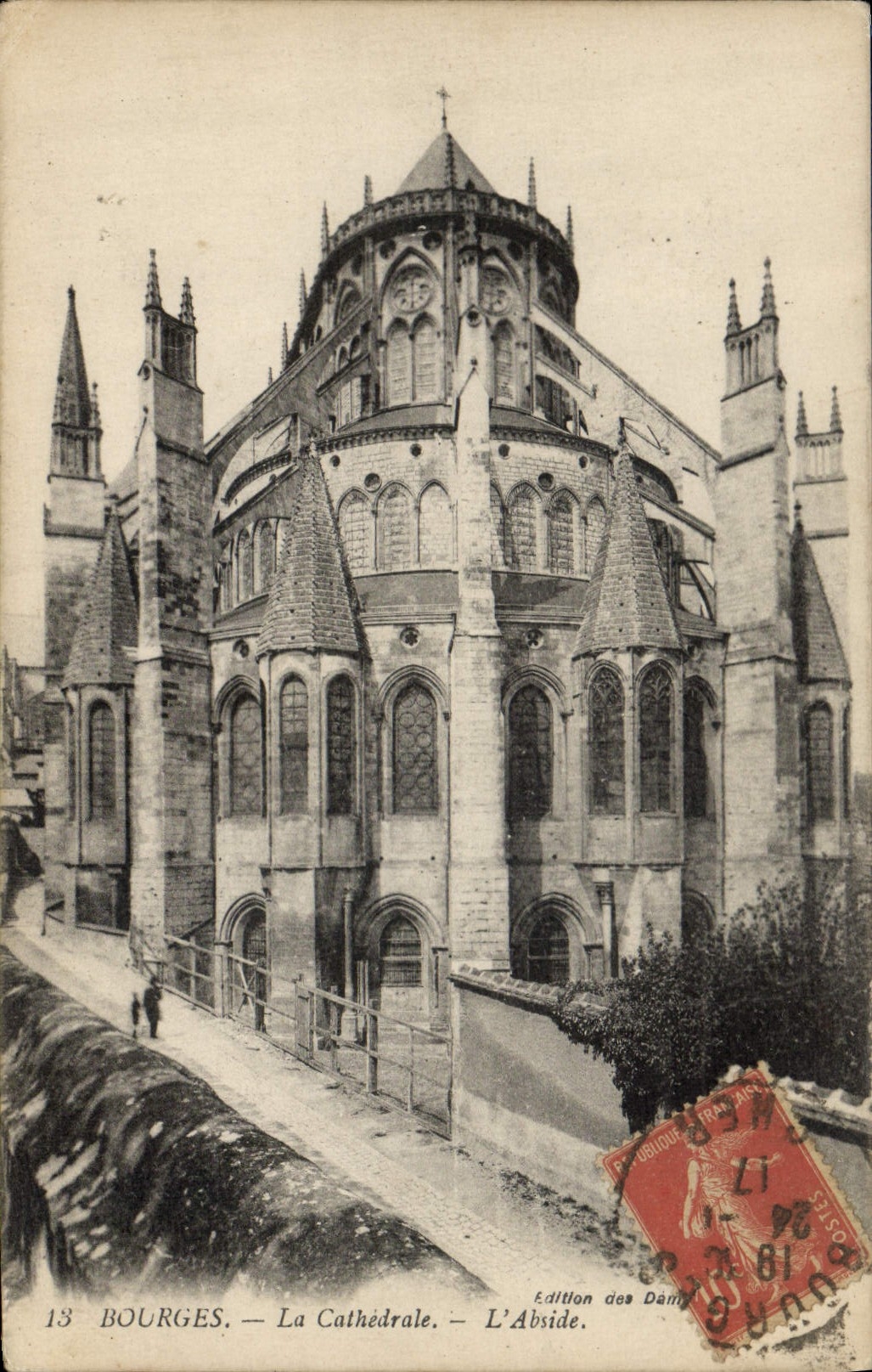 Bourges — Die Kathedrale — Die Apse — Edition des Damp