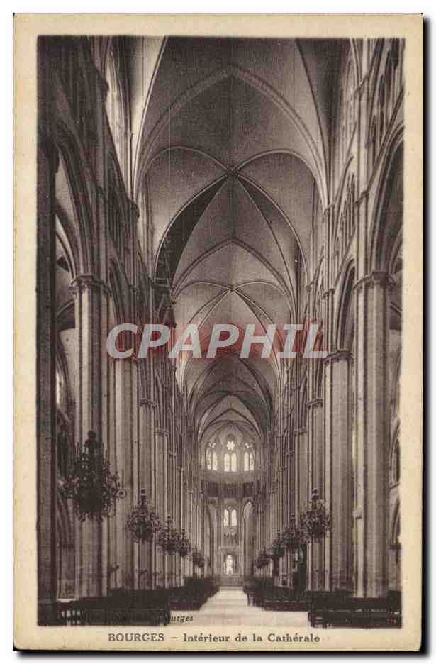 Bourges — Intérieur de la Cathédrale — Éditeur : Cartes Postales
