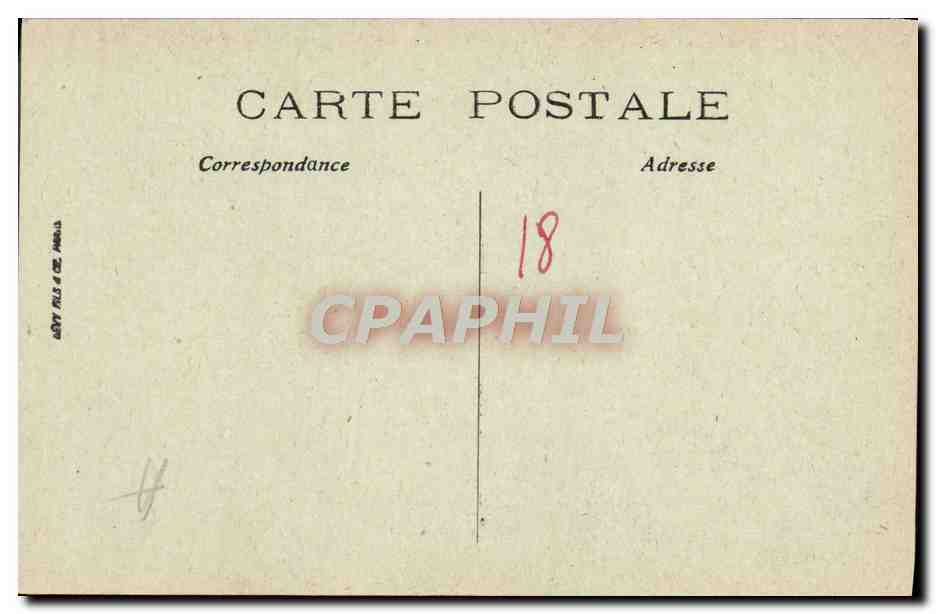 CPA Bourges Palais Jacques Coeur La Salle des Gardes  — Rückseite
