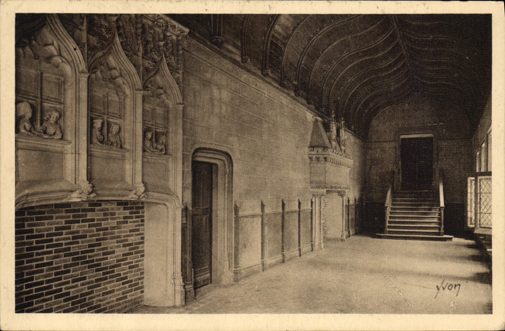 CPA Bourges Hotel de Jacques Coeur Salle des Gardes
