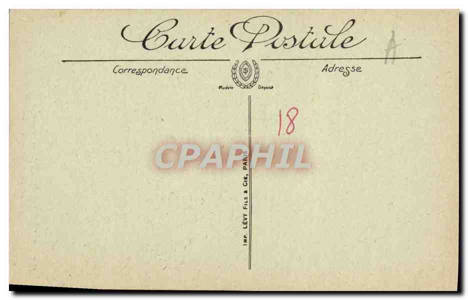 CPA Bourges Palais Jacques Coeur La Cheminee dans la Salle des Gardes — Verso