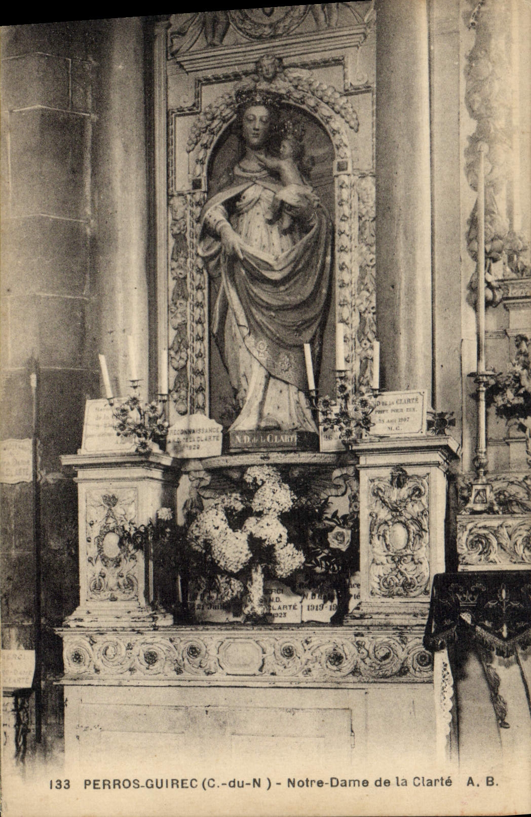 Perros-Guirec (C.-du-N.) - Notre-Dame de la Clarté — A.B. n°133