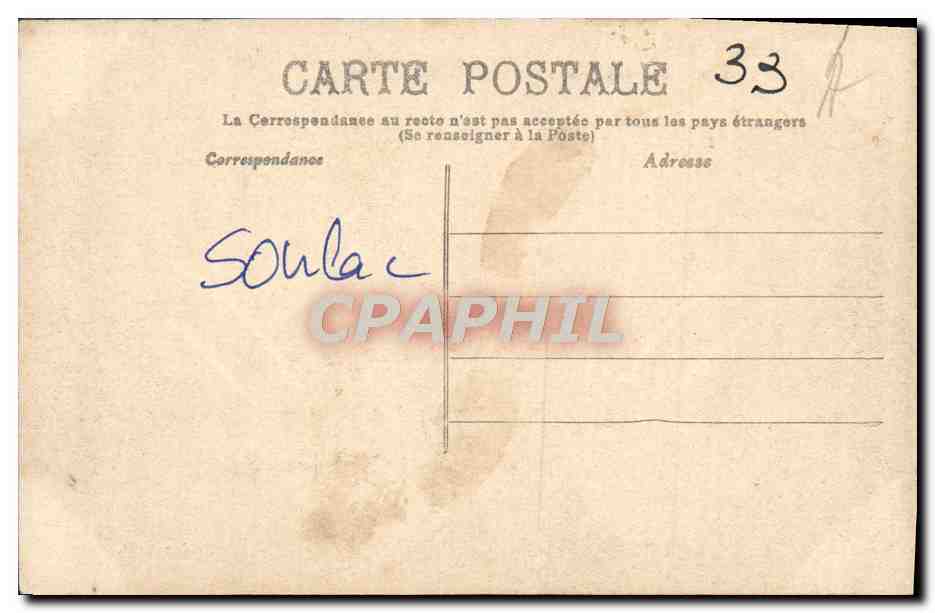 CPA Soulac ND de Fin des Terres — Rückseite
