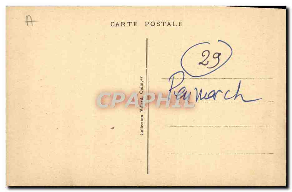 CPA Penmarch La Chapelle de Notre Dame de la Joie — Rückseite