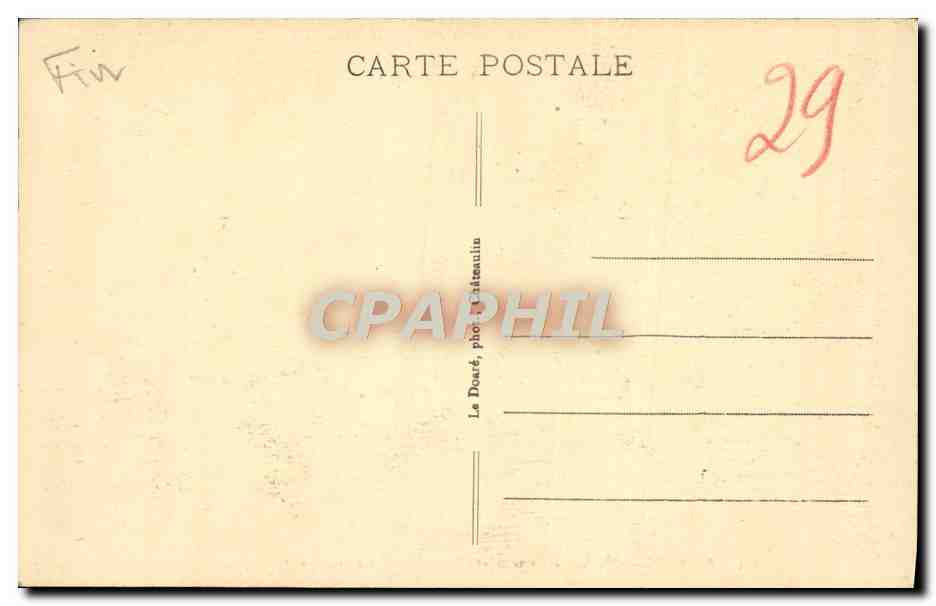 CPA Pleyben L'Eglise le Calvaire et l'Ossvaire Vue d'Ensemble — Rückseite