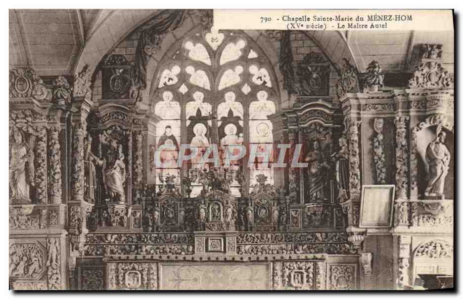 Chapelle Sainte-Marie du MÉNEZ-HOM — XVᵉ siècle — Le Maître Autel