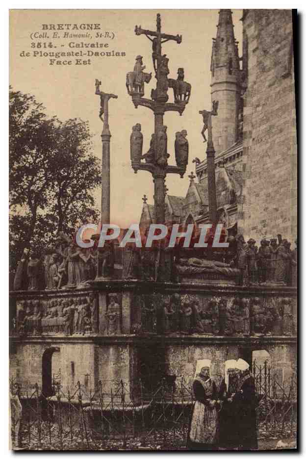 CPA Calvaire de Plougastel Daoules Face Est