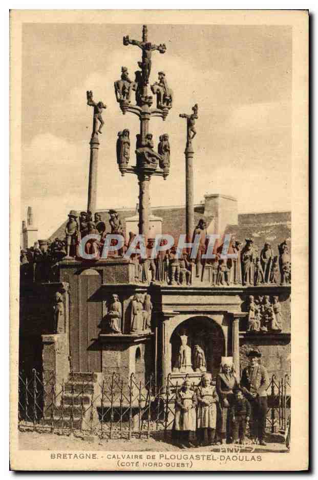 CPA Calvaire De Plougastel Daoulas