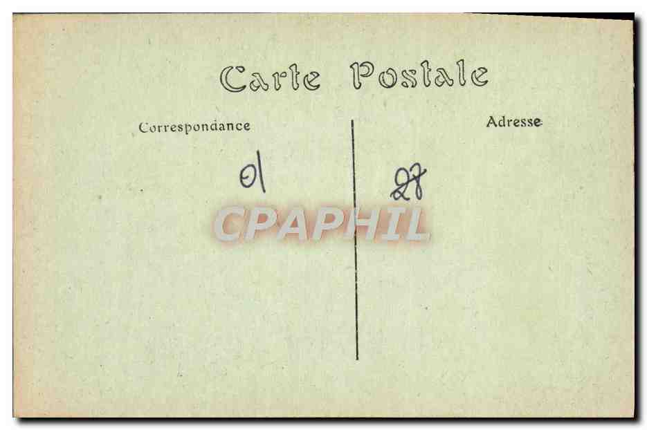 CPA Brou Eglise de Brou Vitrail Le Triomphe de la Vierge — Verso