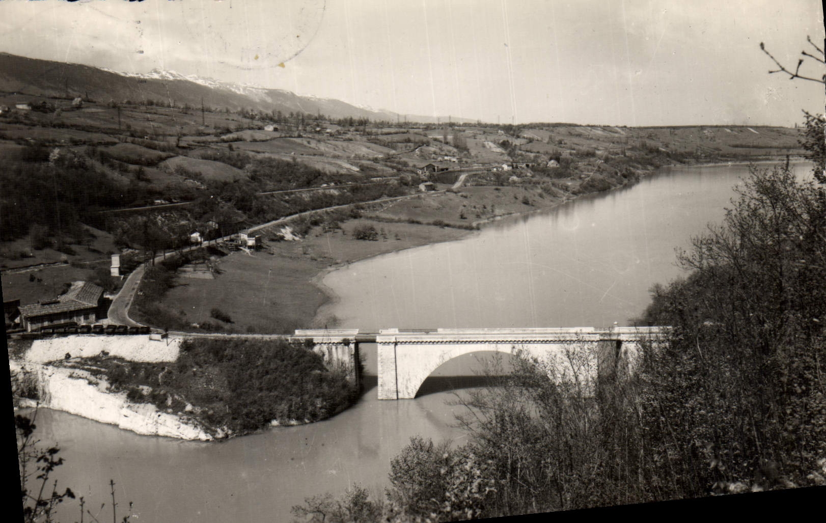 Le Pont Carnot — La Gâté et le Rhône — Collonges-sur-l'Arbresle (Ain)