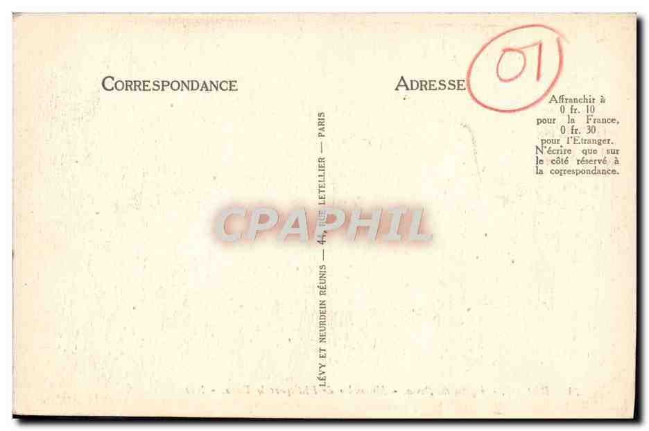 CPA Bourg Eglise De Brou Mausolee de Philipert Le Beau — Verso