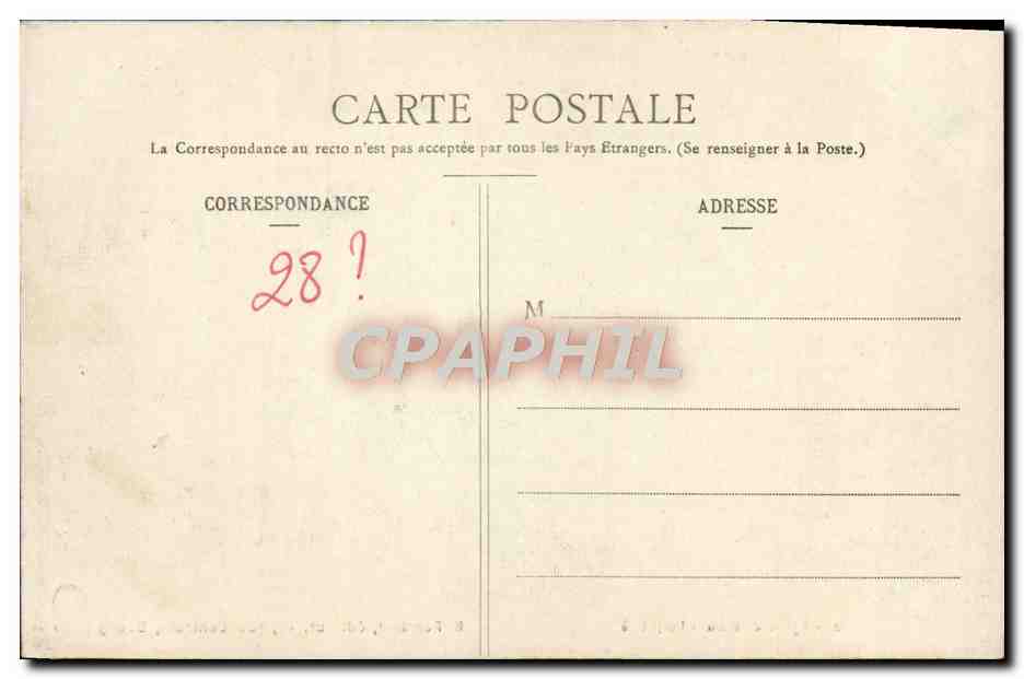 CPA Bourg Eglise de Brou Le Jubile — Verso