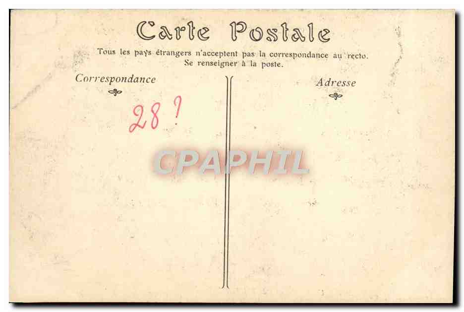 CPA Bourg Eglise de Brou Mausolee de Philibert le Beau — Verso