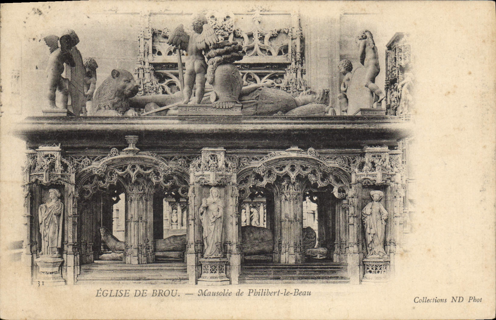 Église de Brou — Mausolée de Philibert-le-Beau — Collections ND Phot