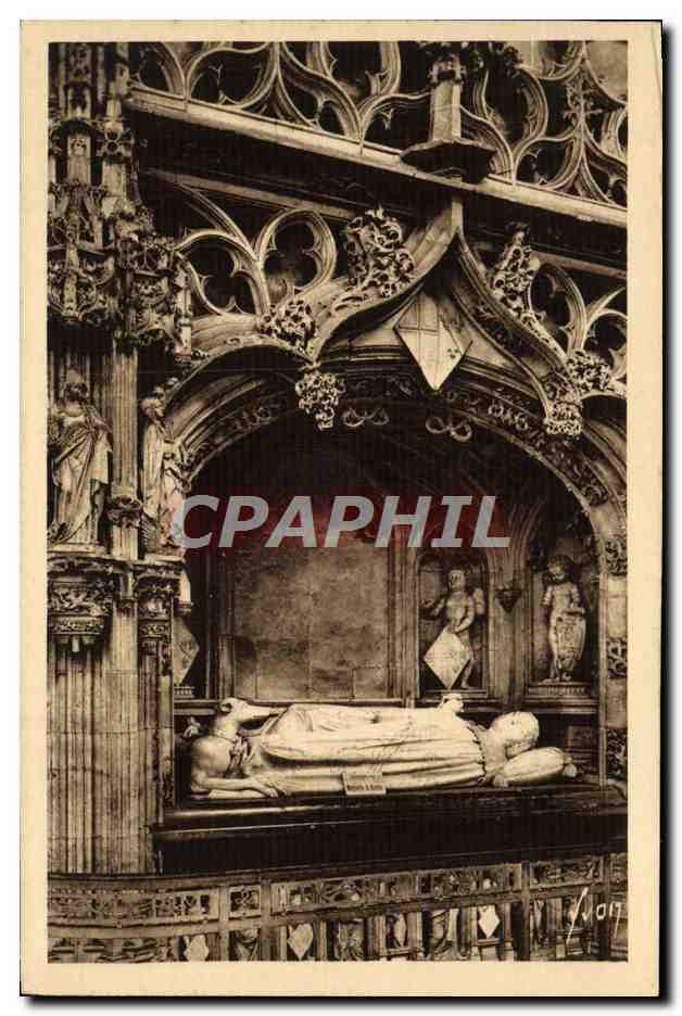 CPA Bourg Eglise de Brou Mausolee de Marguerite de Bourbon