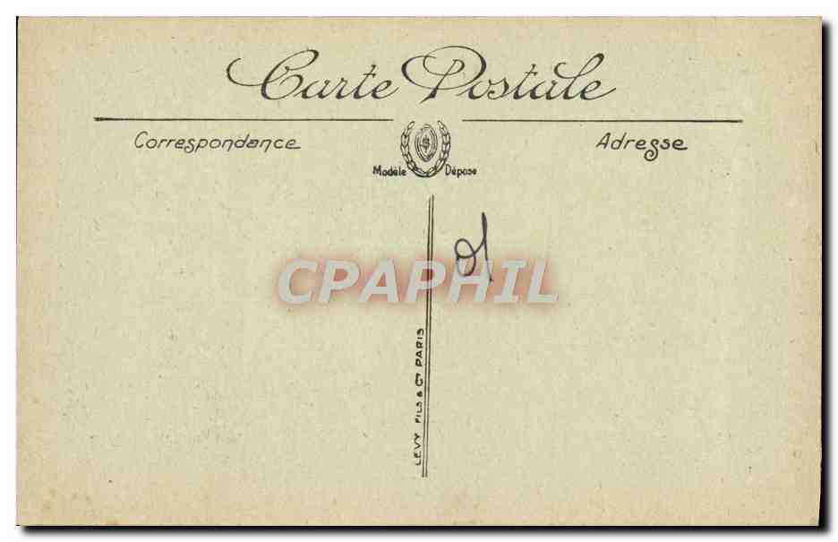 CPA Bourg Eglise de Brou Les Stalles — Verso