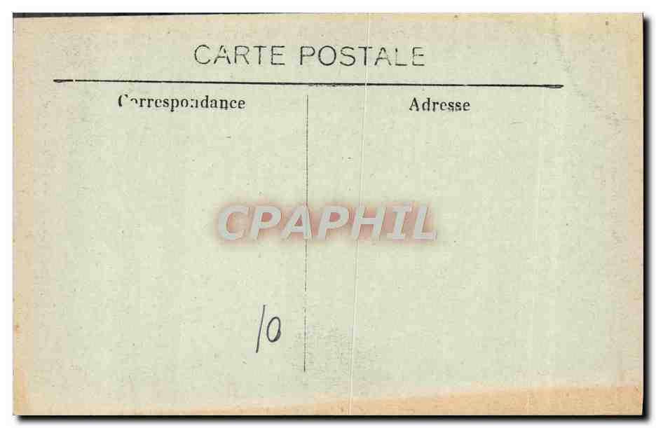 CPA Bourg Eglise de Brou La Nef — Verso