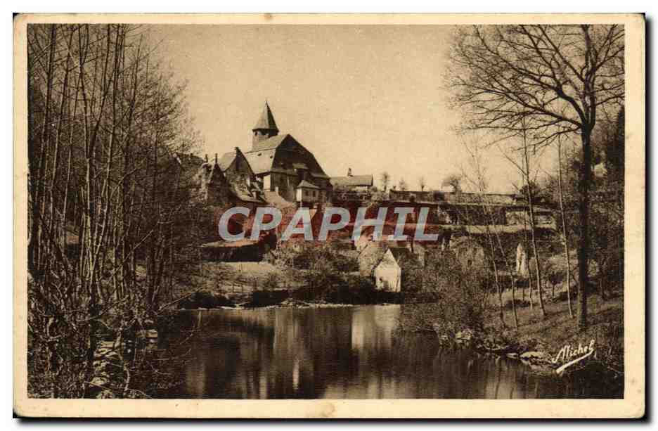 CPA Treignac La Vezere Vieilles Maisons