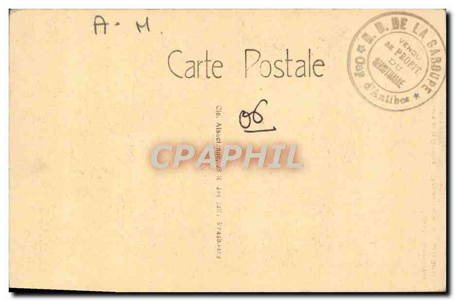 Sanctuaire de la Garoupe - Chapelle Notre Dame de la Garde - Vieille partie du XIIIe siècle — Reverso