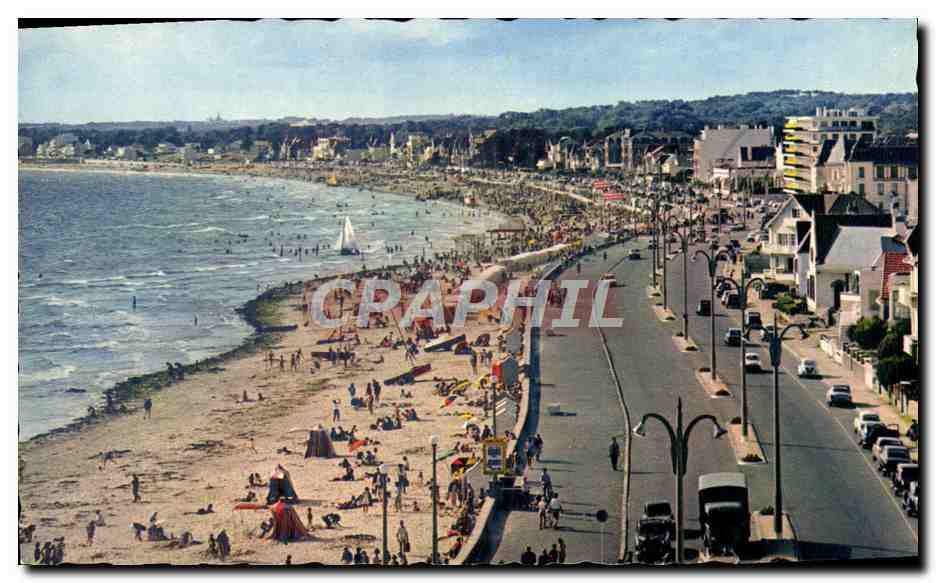 CPM Pornichet Boulevard des Oceanides et la Plage