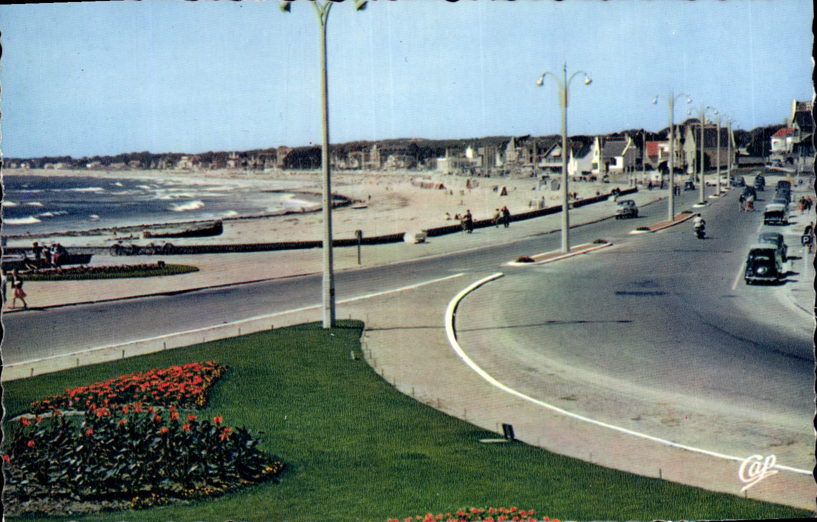 CPM Pornichet La Plage et le Boulevard des Oceanides