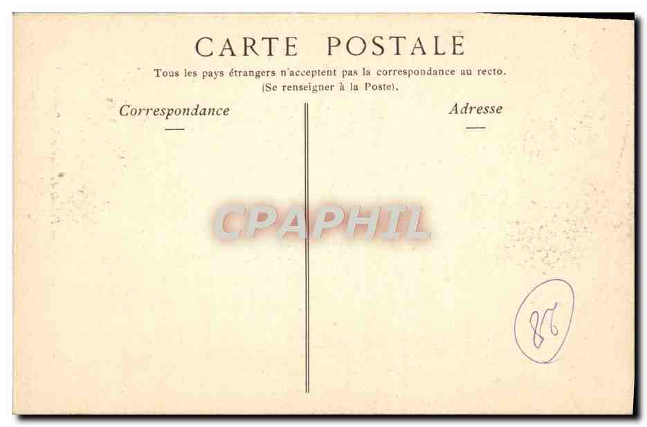 CPA Chartres Details Du Porche Du Portail Sud — Verso