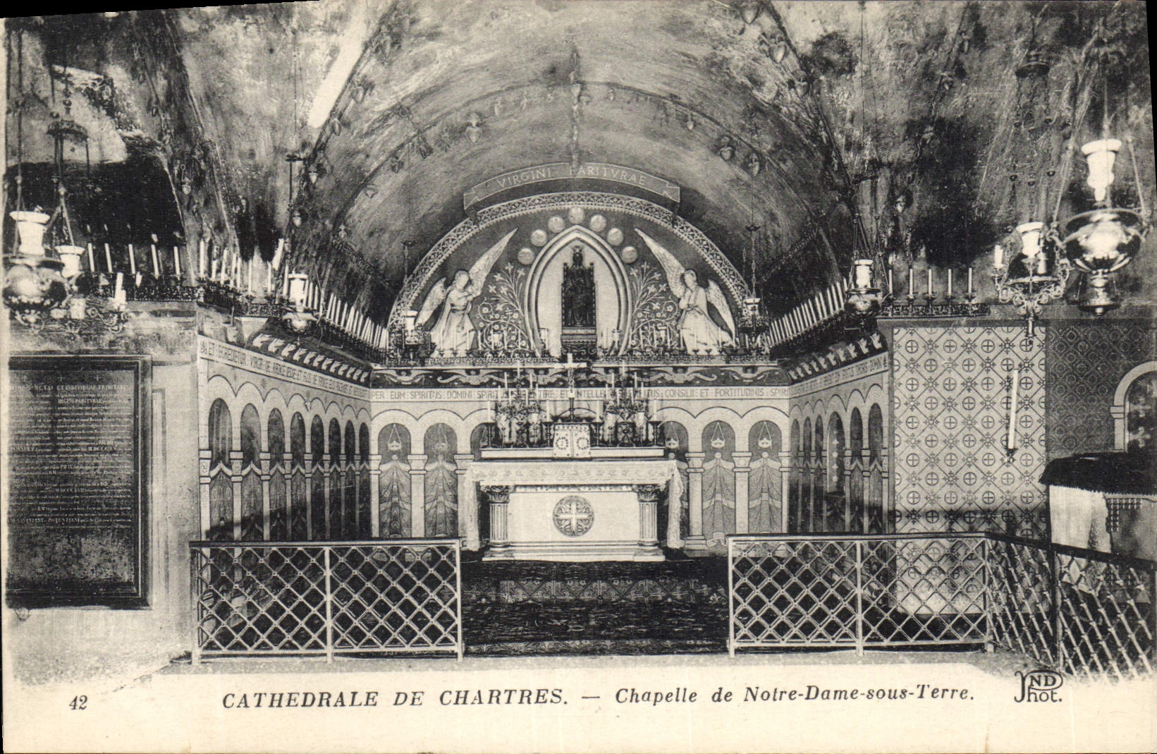 CPA Chartres Chapelle De Notre Dame Sous Terre