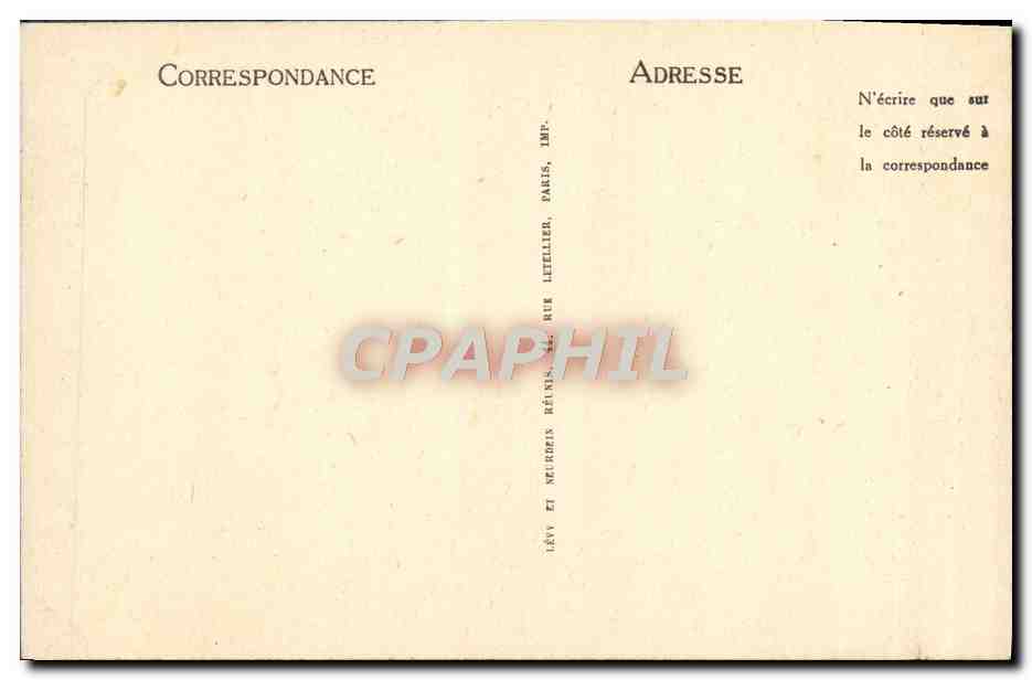 CPA Lourdes La Vie De Bernadette Le Miracle De La Source — Verso
