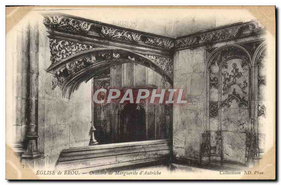 Église de Brou — Oratoire de Marguerite d'Aultriche — Collections ND. Phot.