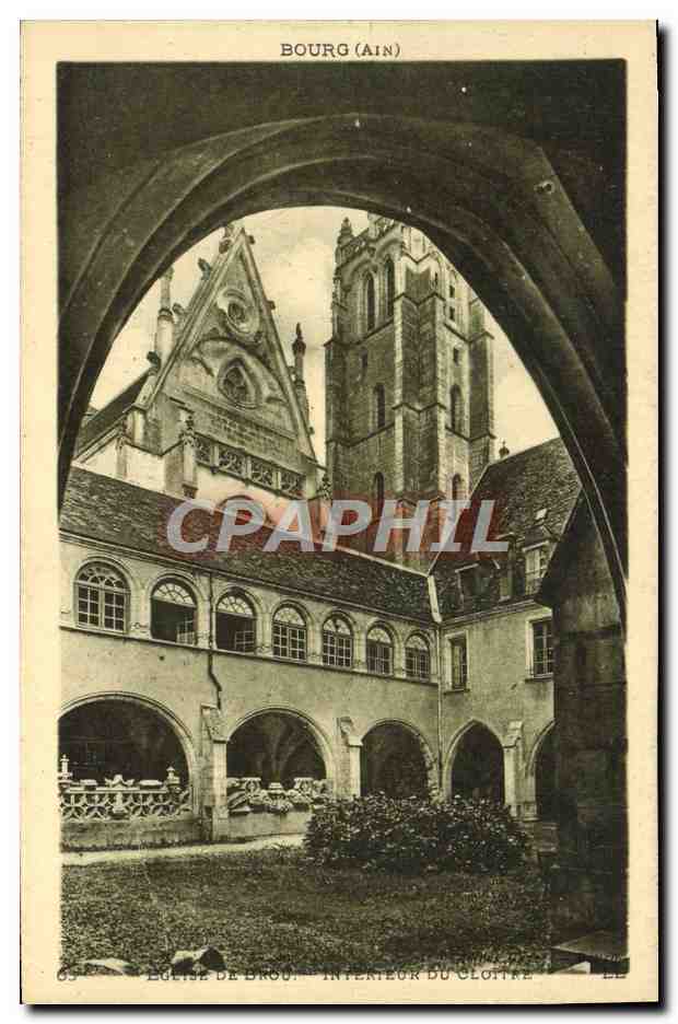 CPA Eglise De Brou Interieur du cloitre