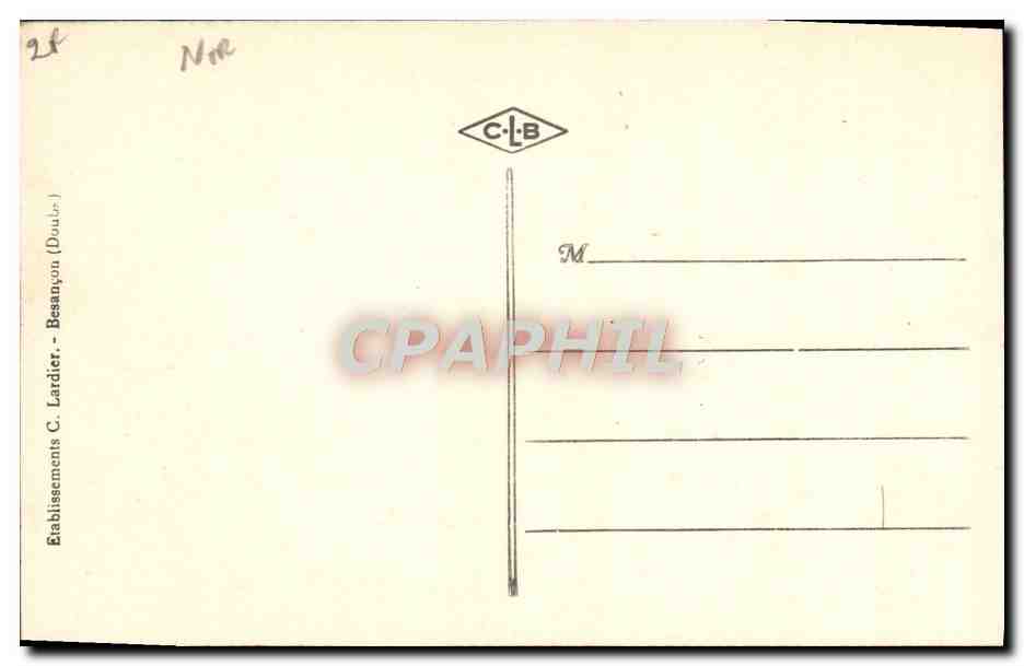 CPA Nancy Hemicycle De La Carriere Palais Du Gouvernement — Verso