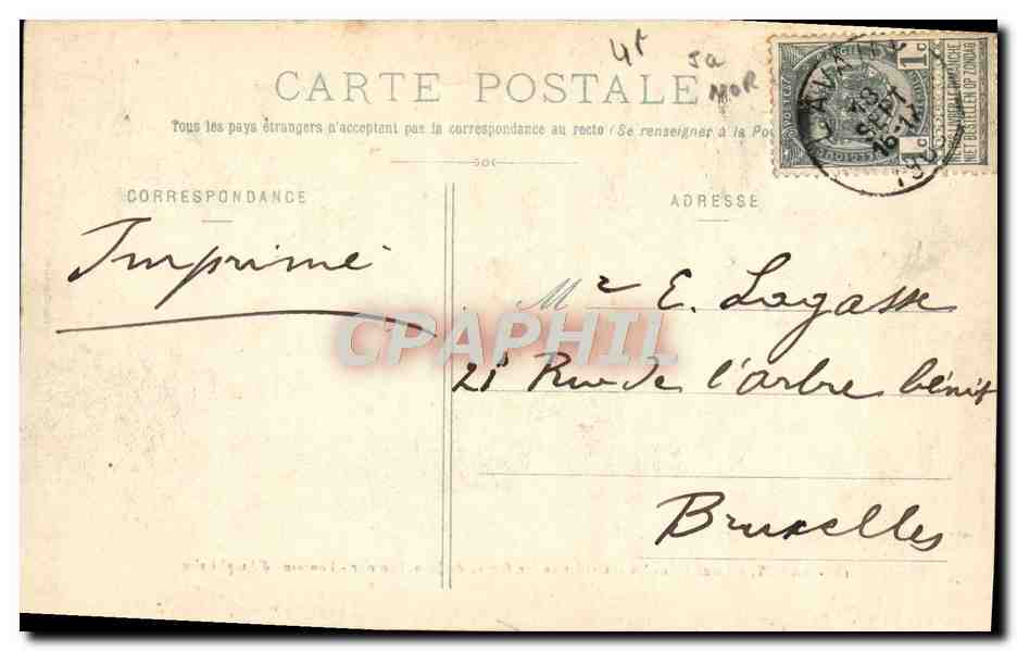 CPA Nancy Place Stanislas Grilles En Fer Forge De Jean lamour Fontaine D'Amphitrite — Verso