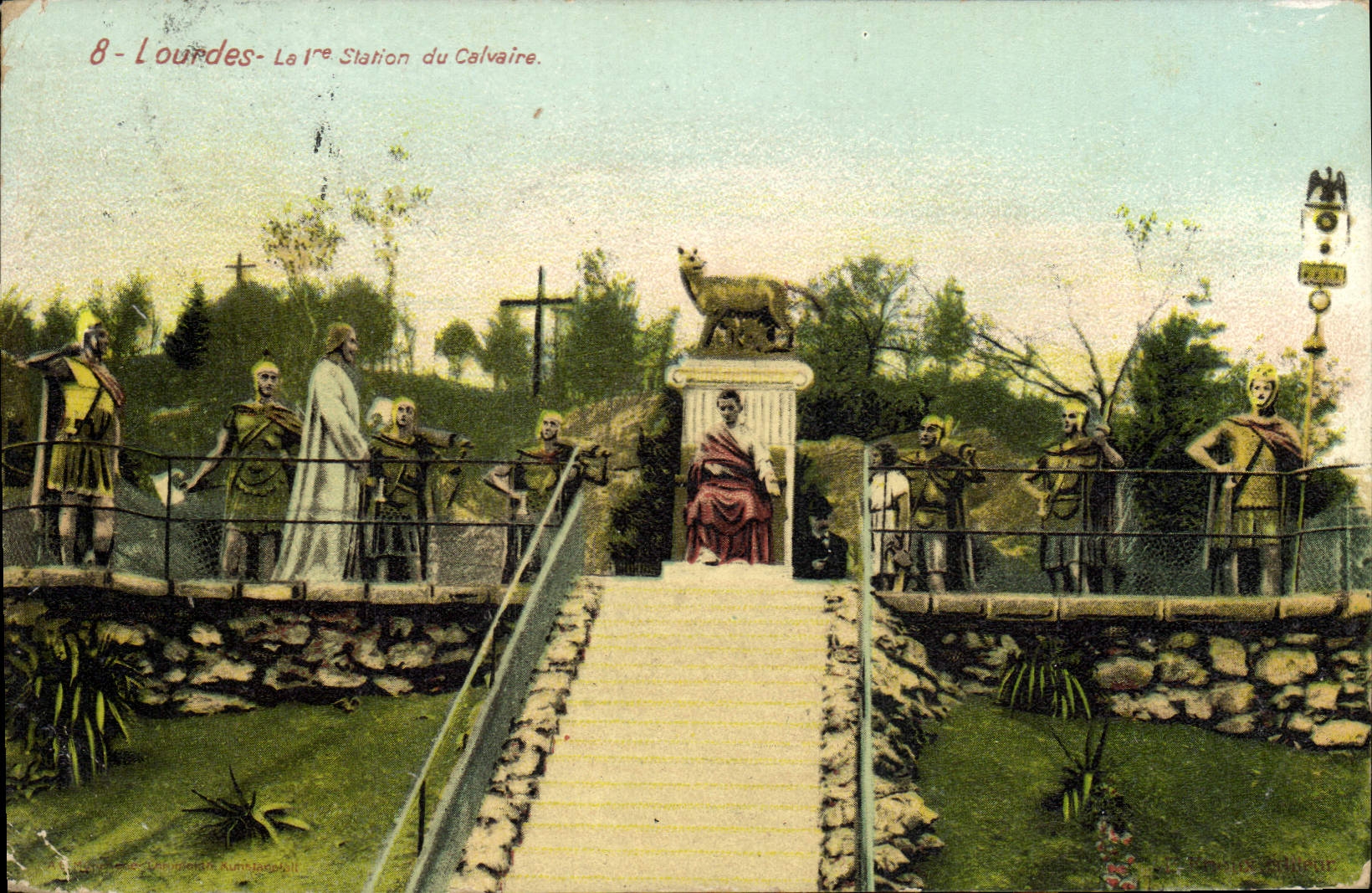 CPA Lourdes Le Station Du Calvaire